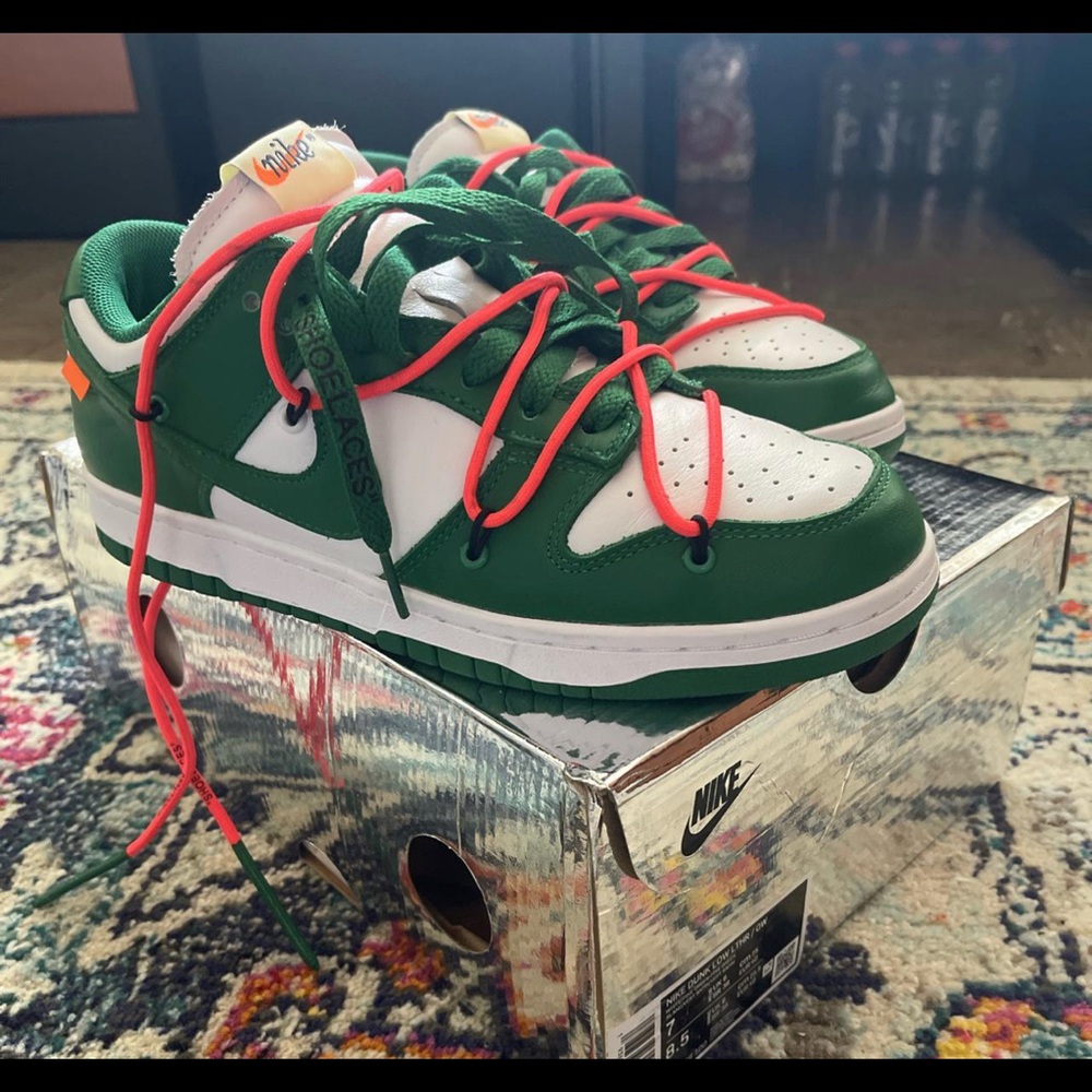 Nike x Off-White dunk low Pine Green